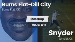 Matchup: Burns Flat-Dill vs. Snyder  2018