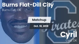 Matchup: Burns Flat-Dill vs. Cyril  2018