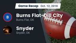 Recap: Burns Flat-Dill City  vs. Snyder  2018