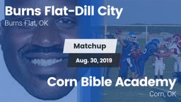 Matchup: Burns Flat-Dill vs. Corn Bible Academy  2019