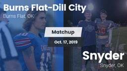 Matchup: Burns Flat-Dill vs. Snyder  2019
