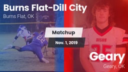 Matchup: Burns Flat-Dill vs. Geary  2019