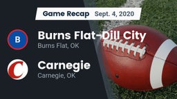 Recap: Burns Flat-Dill City  vs. Carnegie  2020