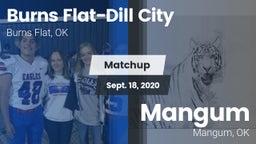 Matchup: Burns Flat-Dill vs. Mangum  2020