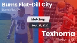 Matchup: Burns Flat-Dill vs. Texhoma  2020