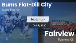 Matchup: Burns Flat-Dill vs. Fairview  2020