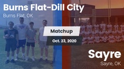 Matchup: Burns Flat-Dill vs. Sayre  2020