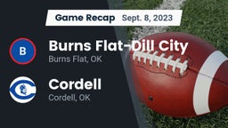 Recap: Burns Flat-Dill City  vs. Cordell  2023