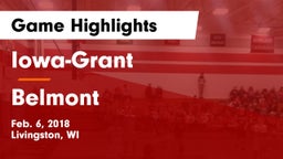 Iowa-Grant  vs Belmont Game Highlights - Feb. 6, 2018