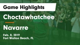 Choctawhatchee  vs Navarre  Game Highlights - Feb. 8, 2019