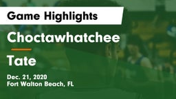 Choctawhatchee  vs Tate  Game Highlights - Dec. 21, 2020