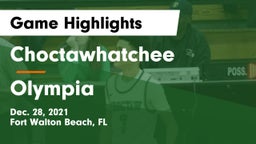 Choctawhatchee  vs Olympia  Game Highlights - Dec. 28, 2021