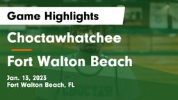 Choctawhatchee  vs Fort Walton Beach  Game Highlights - Jan. 13, 2023