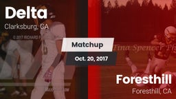 Matchup: Delta  Fo vs. Foresthill  2017