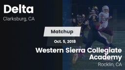 Matchup: Delta  Fo vs. Western Sierra Collegiate Academy 2018