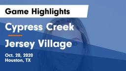 Cypress Creek  vs Jersey Village  Game Highlights - Oct. 20, 2020