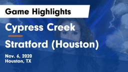 Cypress Creek  vs Stratford  (Houston) Game Highlights - Nov. 6, 2020