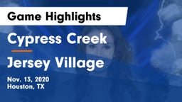 Cypress Creek  vs Jersey Village  Game Highlights - Nov. 13, 2020