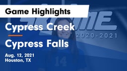 Cypress Creek  vs Cypress Falls  Game Highlights - Aug. 12, 2021