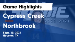 Cypress Creek  vs Northbrook  Game Highlights - Sept. 10, 2021