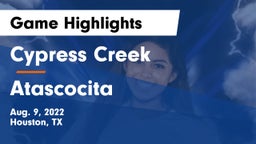 Cypress Creek  vs Atascocita  Game Highlights - Aug. 9, 2022