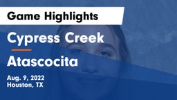 Cypress Creek  vs Atascocita  Game Highlights - Aug. 9, 2022