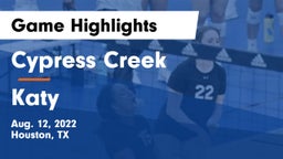 Cypress Creek  vs Katy  Game Highlights - Aug. 12, 2022