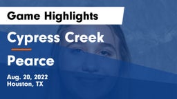 Cypress Creek  vs Pearce  Game Highlights - Aug. 20, 2022
