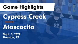 Cypress Creek  vs Atascocita  Game Highlights - Sept. 3, 2022