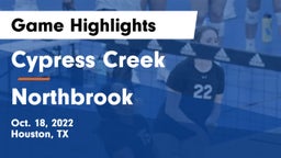 Cypress Creek  vs Northbrook  Game Highlights - Oct. 18, 2022