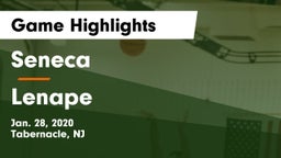 Seneca  vs Lenape  Game Highlights - Jan. 28, 2020