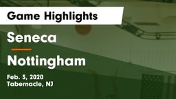 Seneca  vs Nottingham  Game Highlights - Feb. 3, 2020