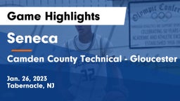 Seneca  vs Camden County Technical - Gloucester Township Game Highlights - Jan. 26, 2023