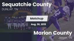 Matchup: Sequatchie County vs. Marion County  2019