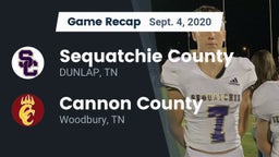 Recap: Sequatchie County  vs. Cannon County  2020