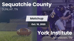Matchup: Sequatchie County vs. York Institute 2020