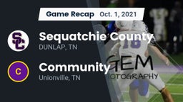 Recap: Sequatchie County  vs. Community  2021