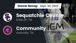 Recap: Sequatchie County  vs. Community  2022