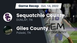 Recap: Sequatchie County  vs. Giles County  2022
