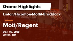 Linton/Hazelton-Moffit-Braddock  vs Mott/Regent Game Highlights - Dec. 28, 2020