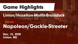 Linton/Hazelton-Moffit-Braddock  vs Napoleon/Gackle-Streeter  Game Highlights - Dec. 15, 2020