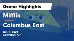 Mifflin  vs Columbus East Game Highlights - Jan. 4, 2022