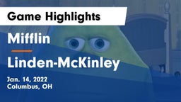 Mifflin  vs Linden-McKinley  Game Highlights - Jan. 14, 2022