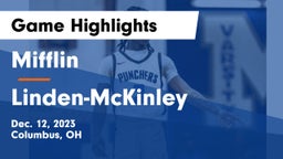 Mifflin  vs Linden-McKinley  Game Highlights - Dec. 12, 2023