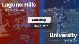 Matchup: Laguna Hills High vs. University  2017