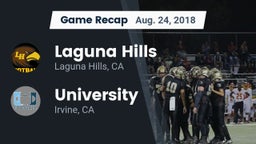 Recap: Laguna Hills  vs. University  2018
