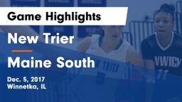 New Trier  vs Maine South  Game Highlights - Dec. 5, 2017