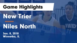 New Trier  vs Niles North  Game Highlights - Jan. 8, 2018