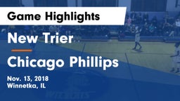 New Trier  vs Chicago Phillips Game Highlights - Nov. 13, 2018