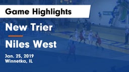 New Trier  vs Niles West  Game Highlights - Jan. 25, 2019